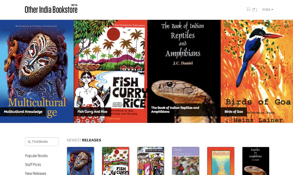 Other India Bookstore screenshot